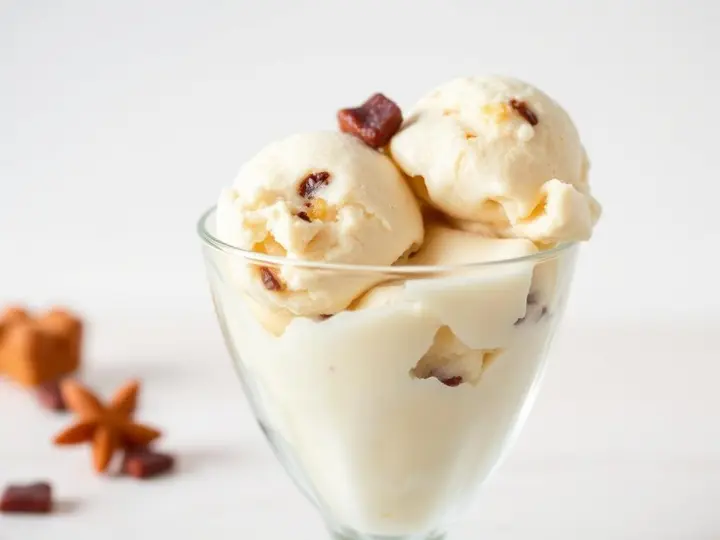 Helado de Ron con Pasas (Sin Máquina)